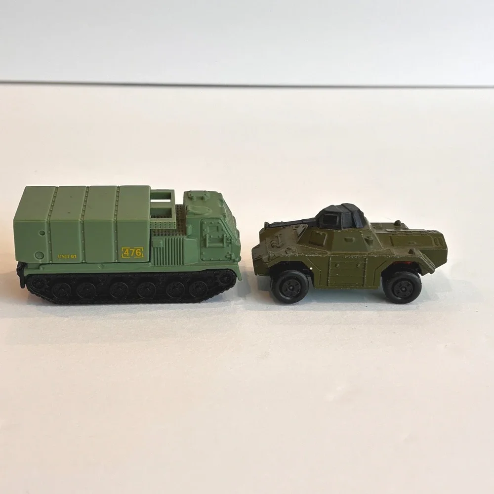 Vintage Matchbox Diecast Military Vehicle Lot Tanks Humvee Missile Launcher 6pc